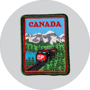 Canada Train Embroidered Patch
