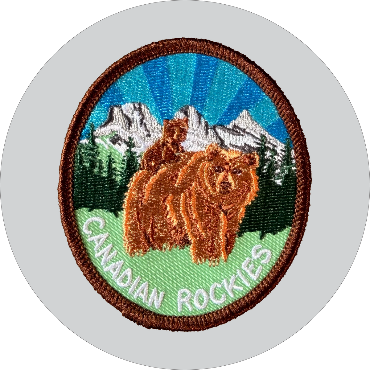 Canadian National Parks Bear Embroidered Patch