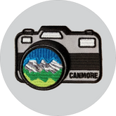 Canmore Camera Embroidered Patch