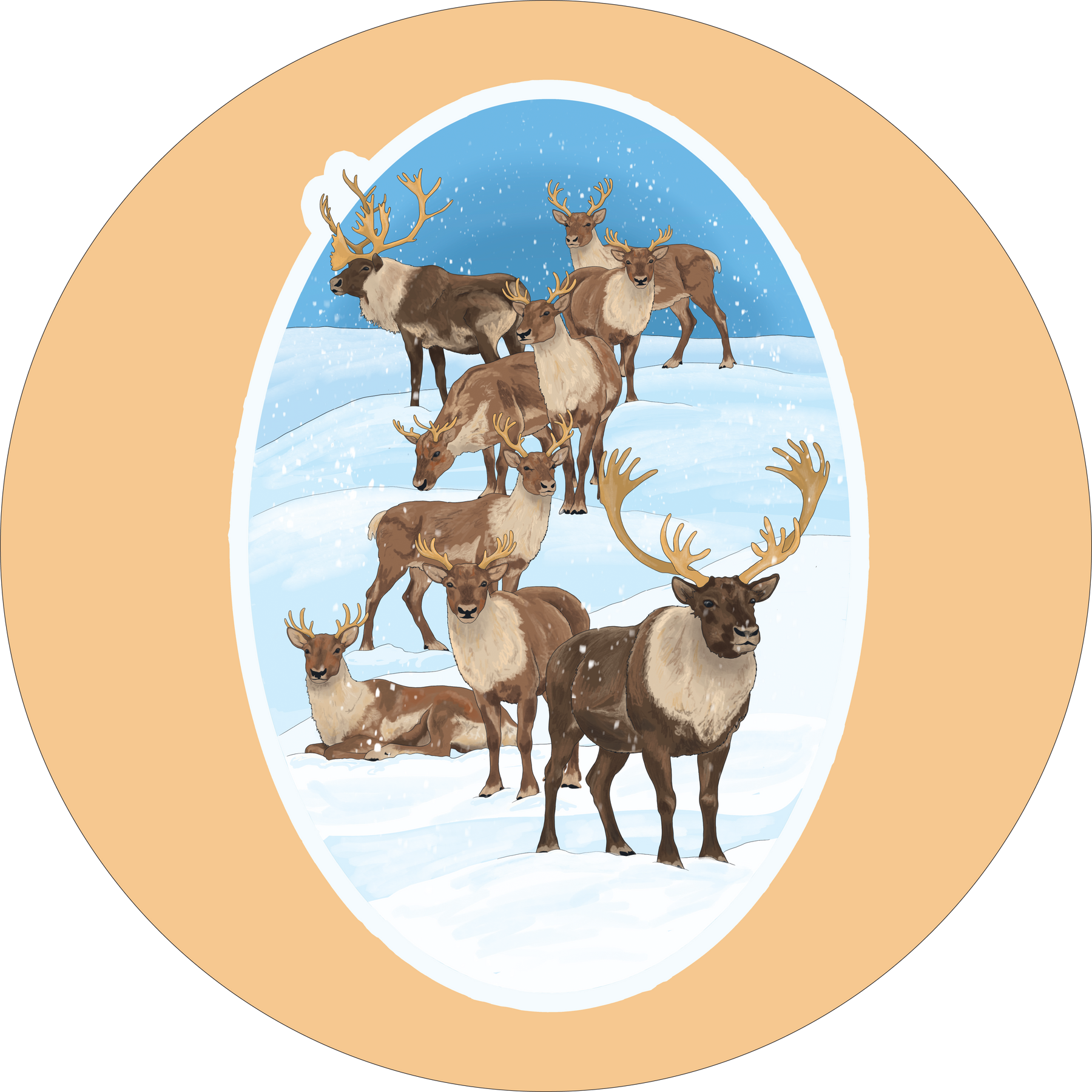 Caribou Stickers