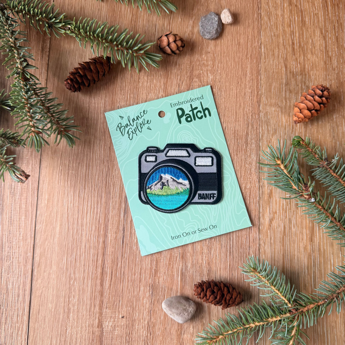Banff Camera Embroidered Patch