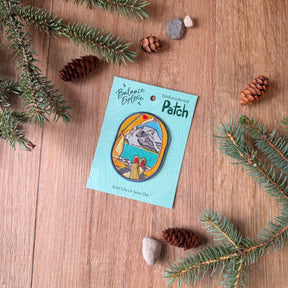 Love Camping Patch: Berg Lake Embroidered Patch