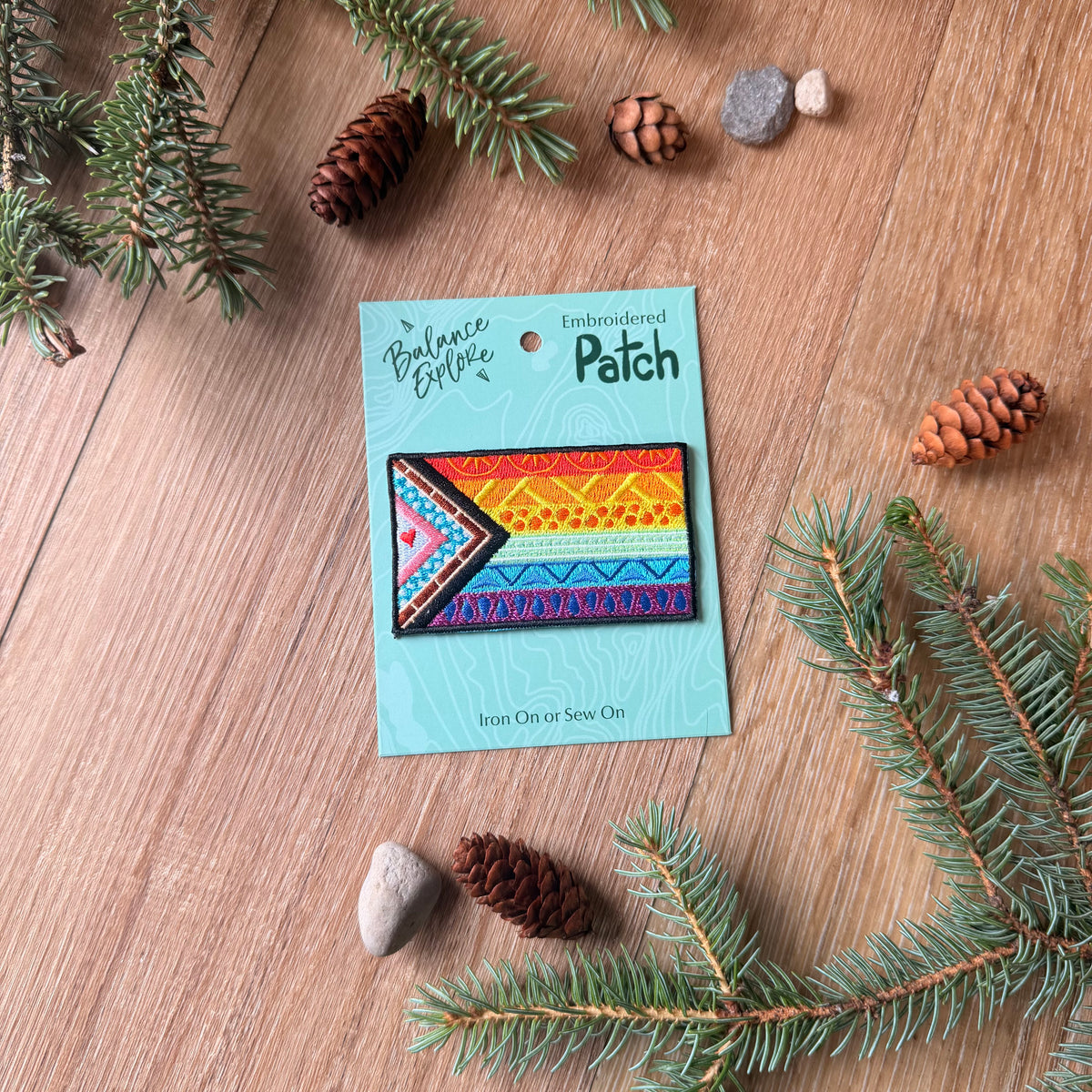 Pride Flag Embroidered Patch