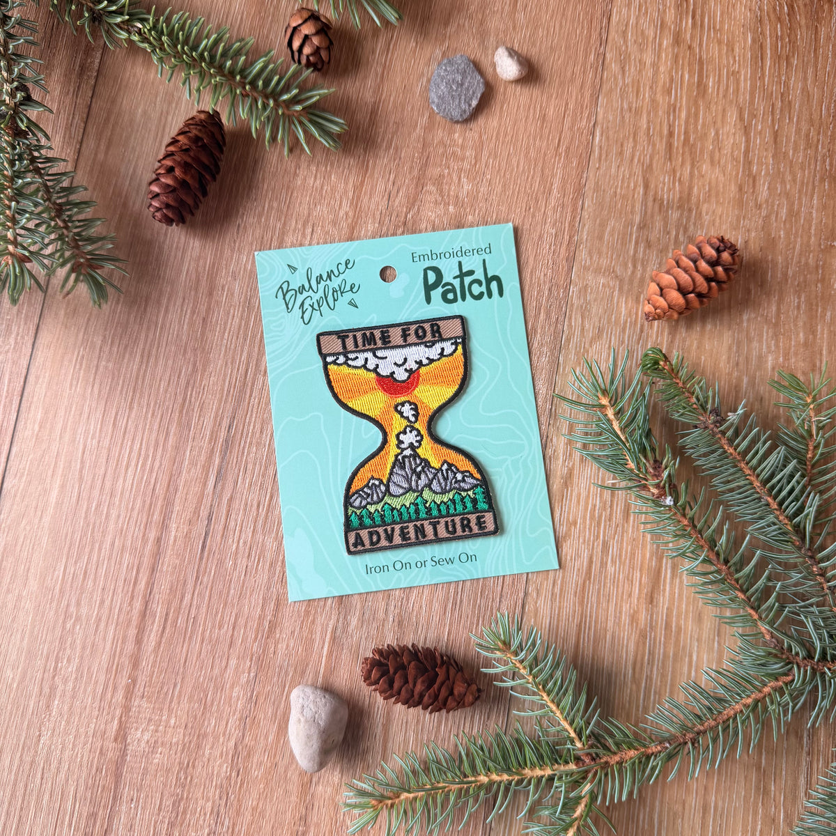 Time for Adventure Embroidered Patch