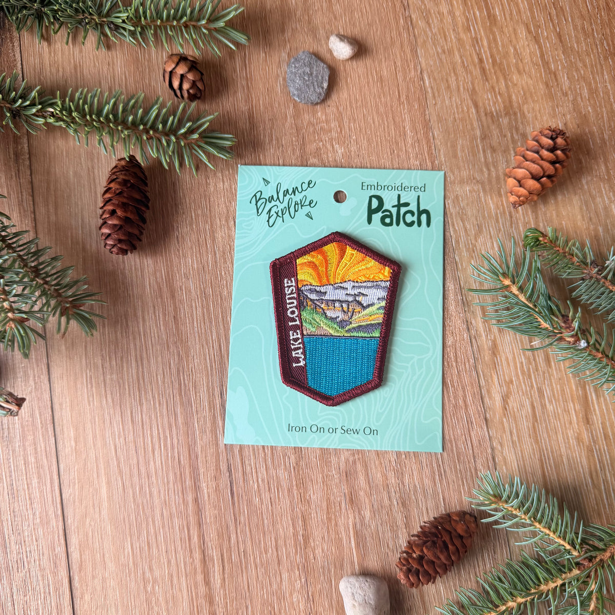 Lake Louise Embroidered Patch