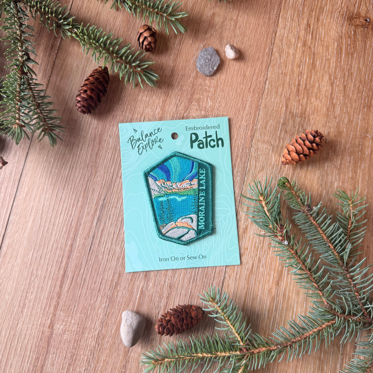 Moraine Lake Embroidered Patch