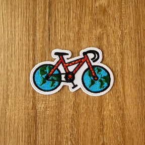 World Bike Embroidered Patch