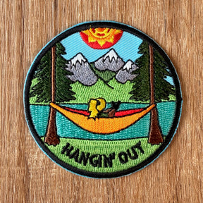 Hangin' Out Embroidered Patch
