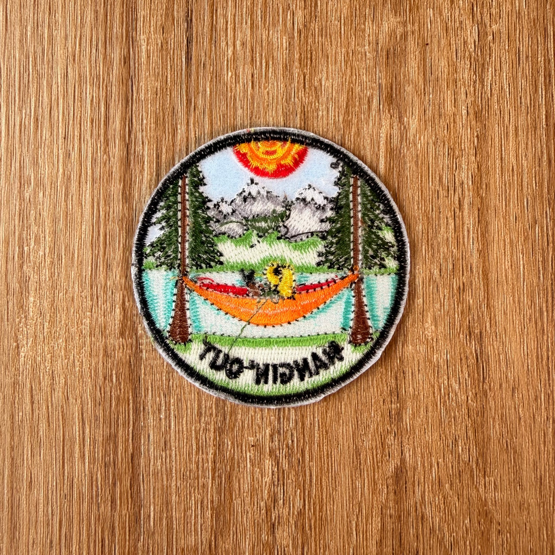 Hangin' Out Embroidered Patch