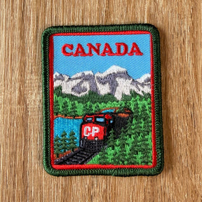 Canada Train Embroidered Patch