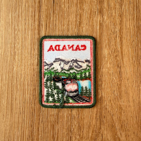 Canada Train Embroidered Patch