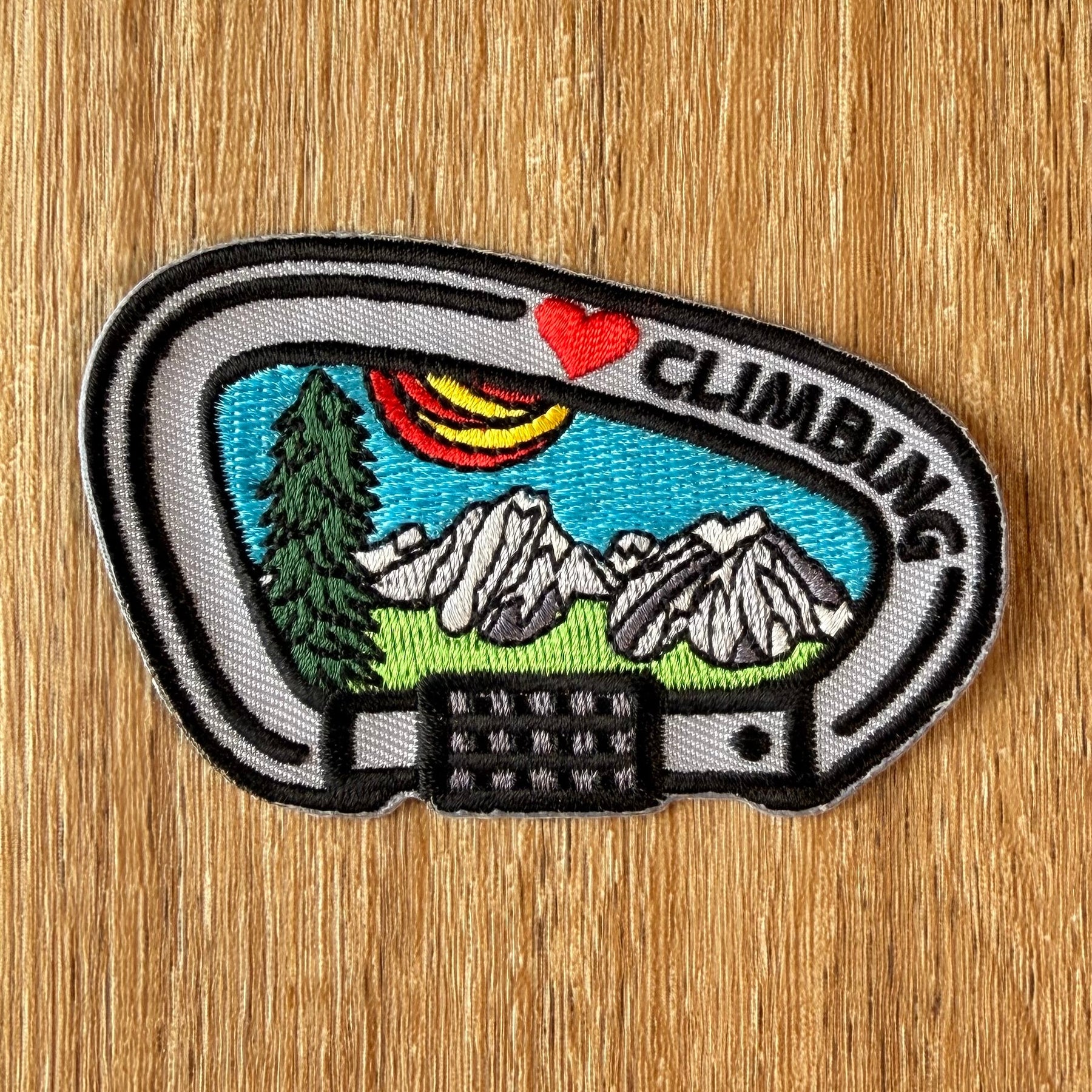 Love Climbing Embroidered Patch