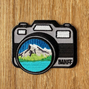 Banff Camera Embroidered Patch