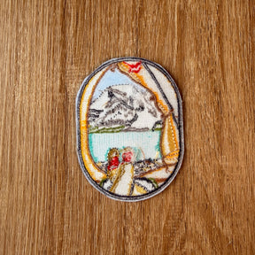 Love Camping Patch: Berg Lake Embroidered Patch