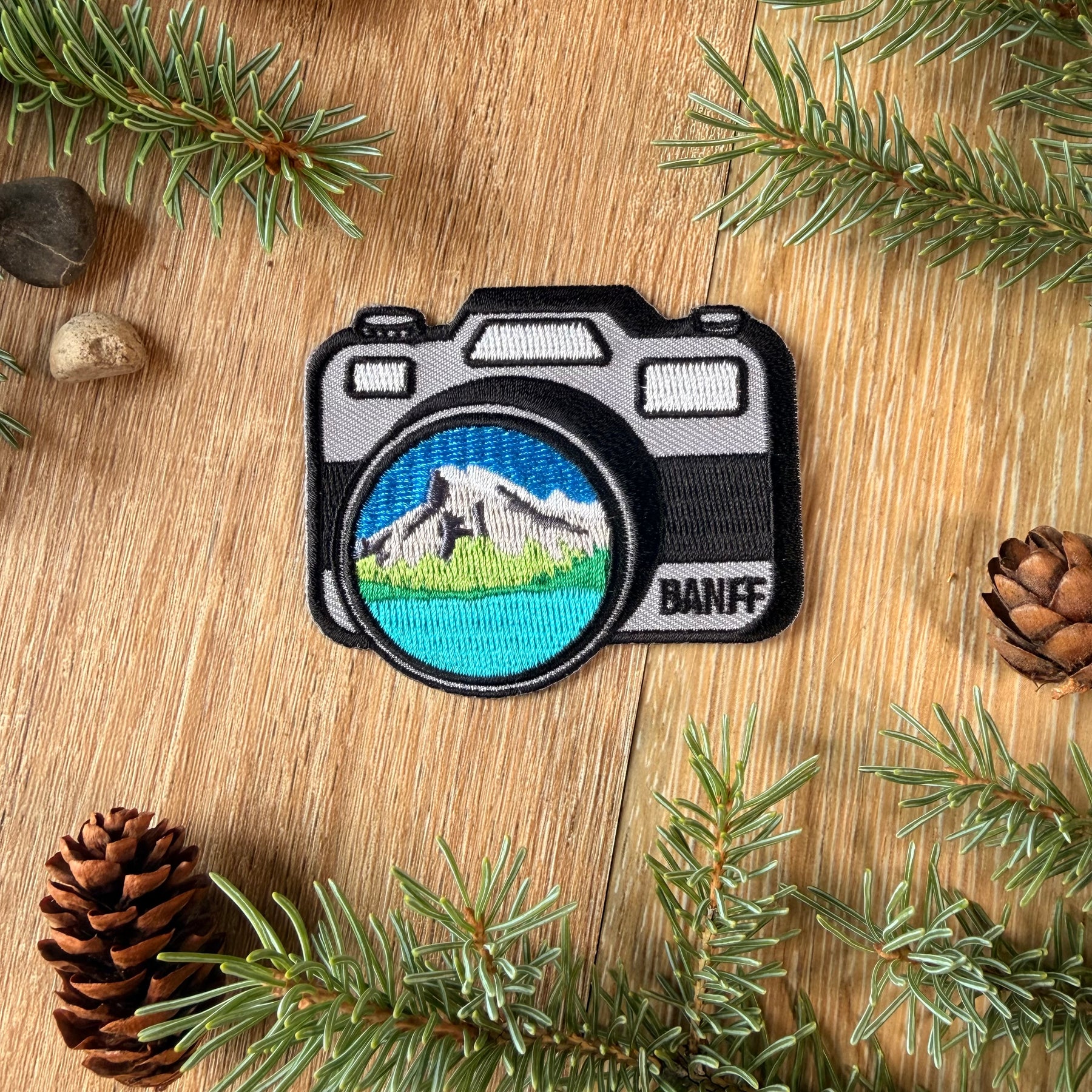 Banff Camera Embroidered Patch