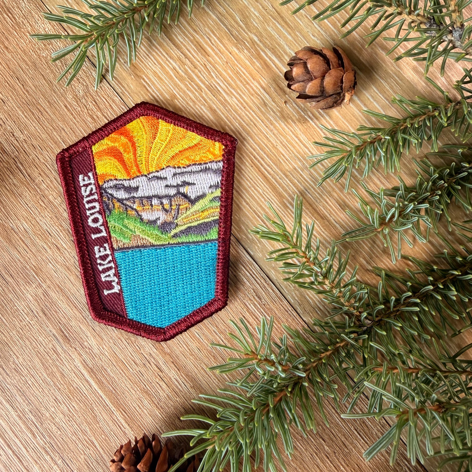 Lake Louise Embroidered Patch