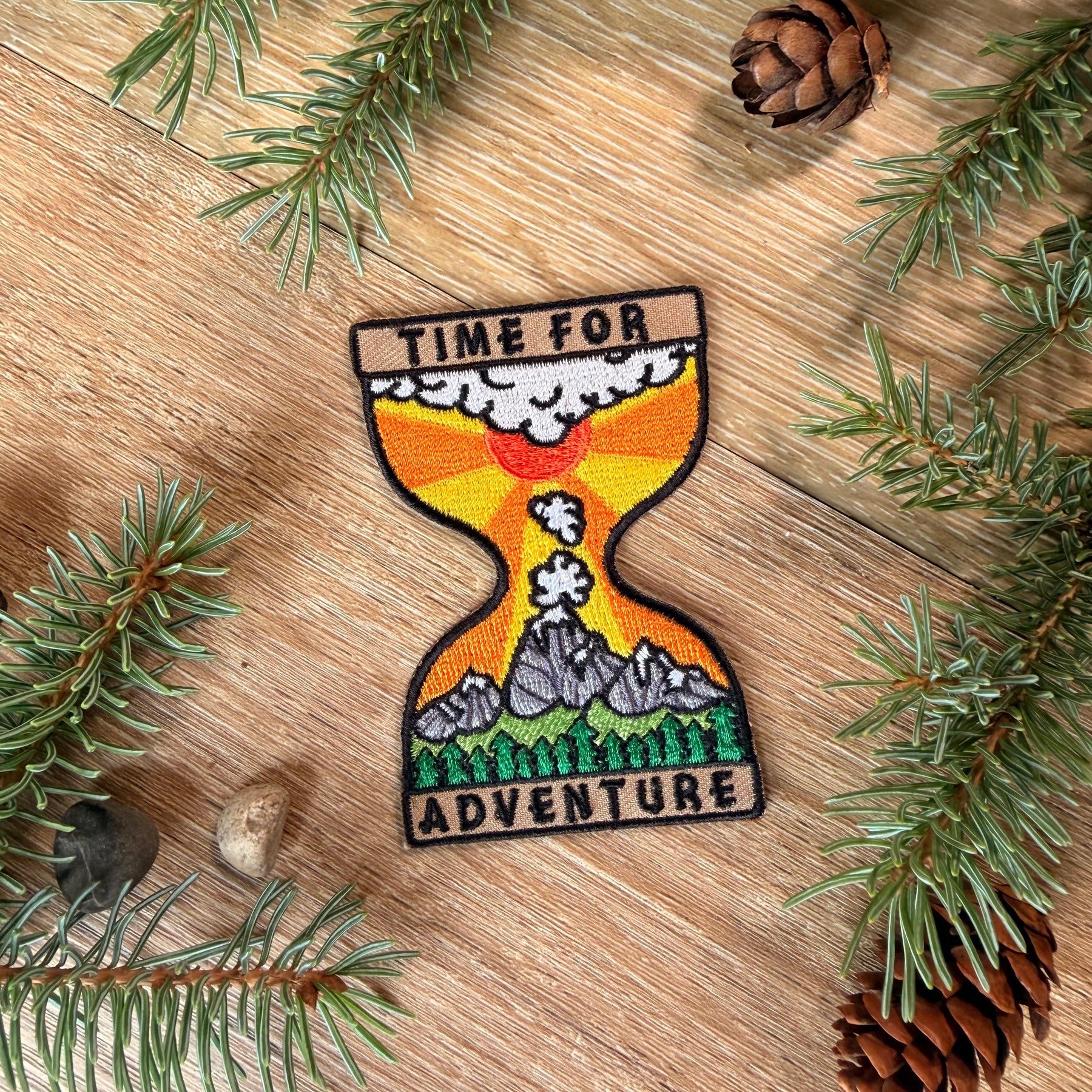 Time for Adventure Embroidered Patch