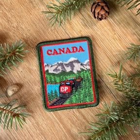 Canada Train Embroidered Patch
