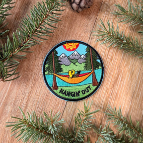 Hangin' Out Embroidered Patch