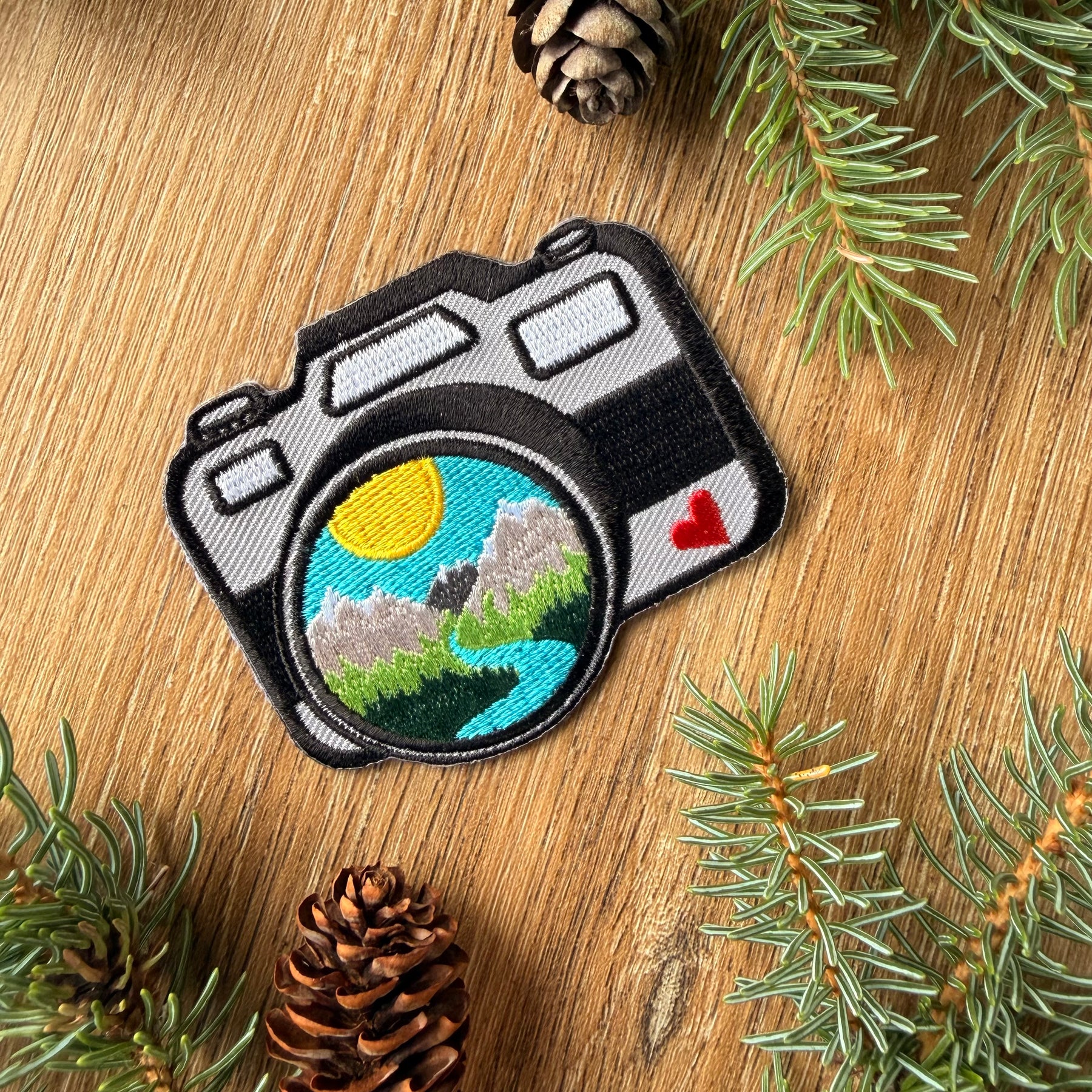Love Photography Embroidered Patch