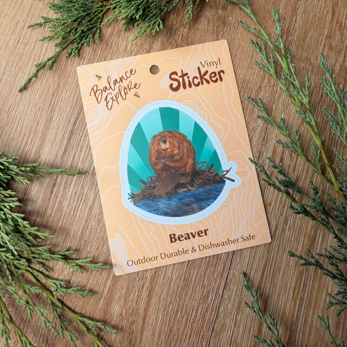 Beaver Sticker