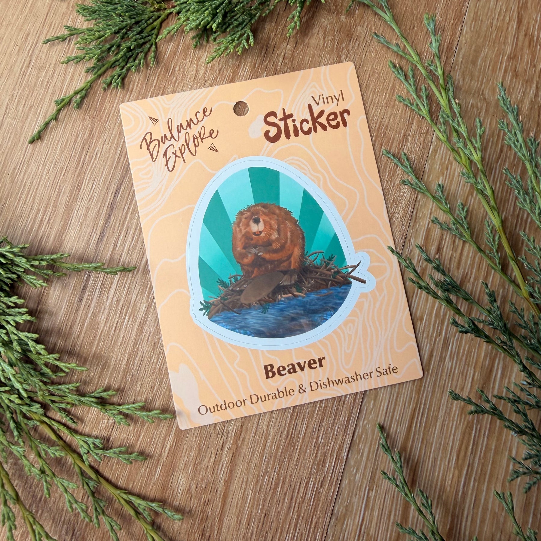 Beaver Sticker