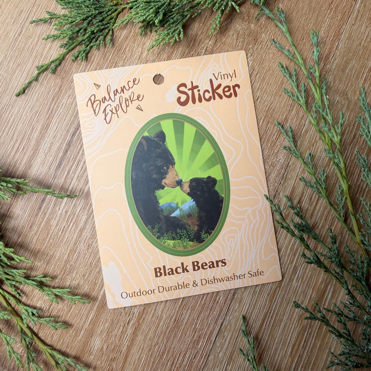 Black Bear Sticker