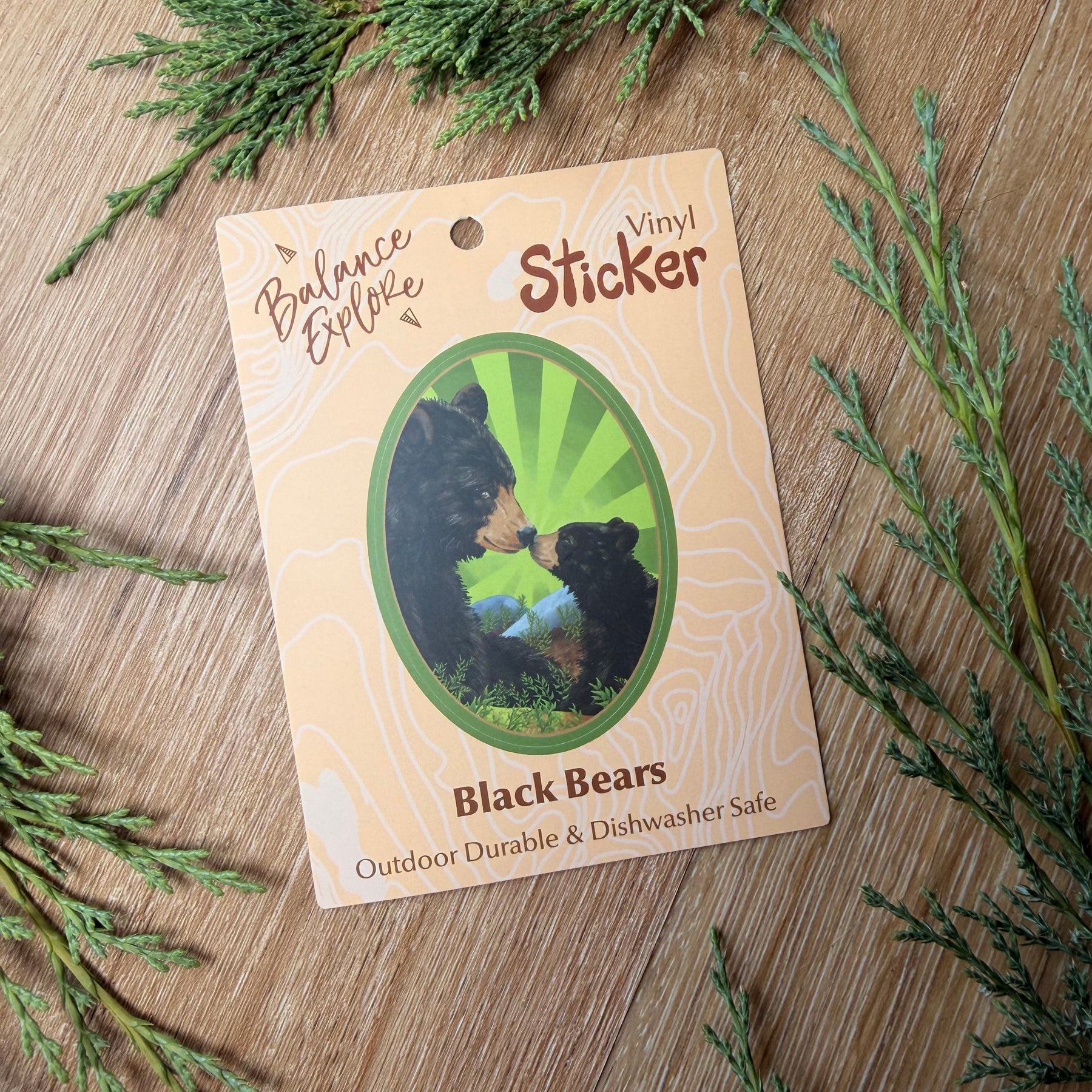 Black Bear Sticker