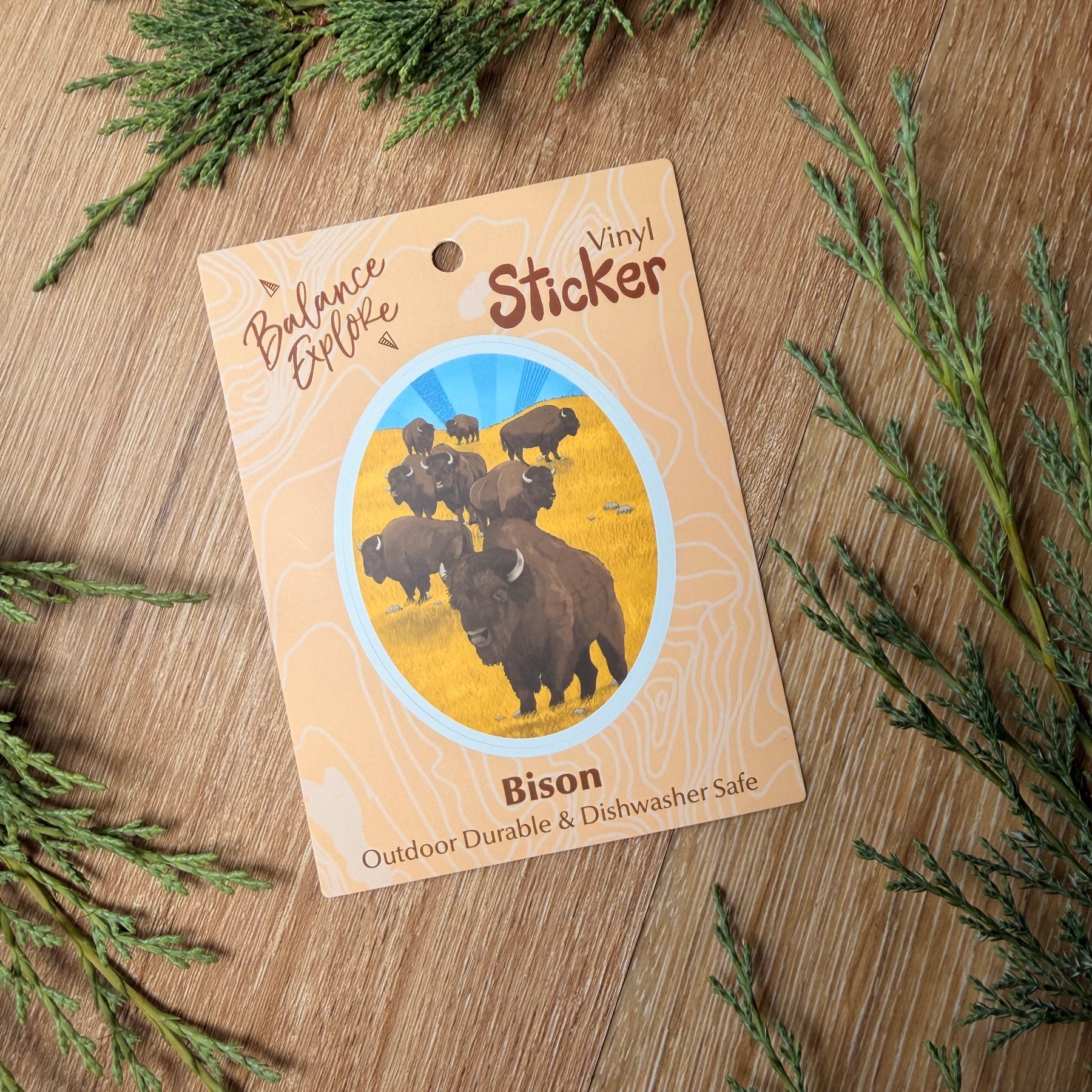 Bison Stickers