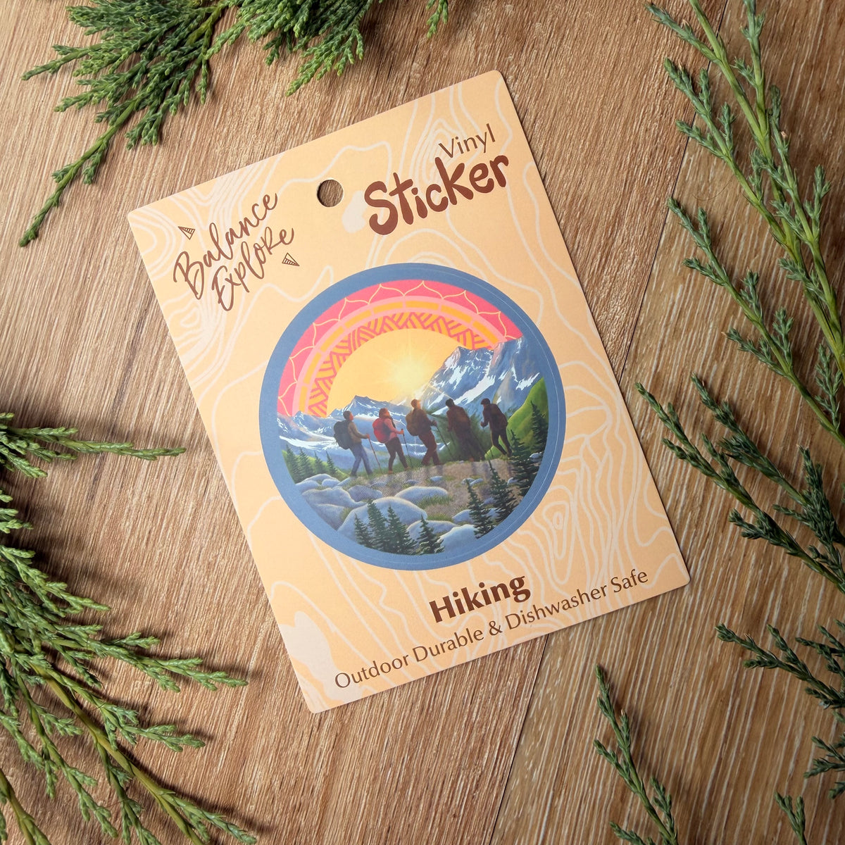 Hiking Sticker