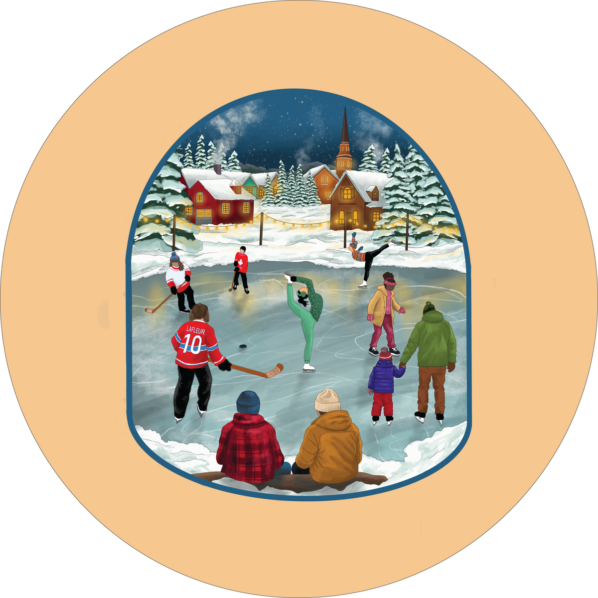 Ice Skater - Stickers