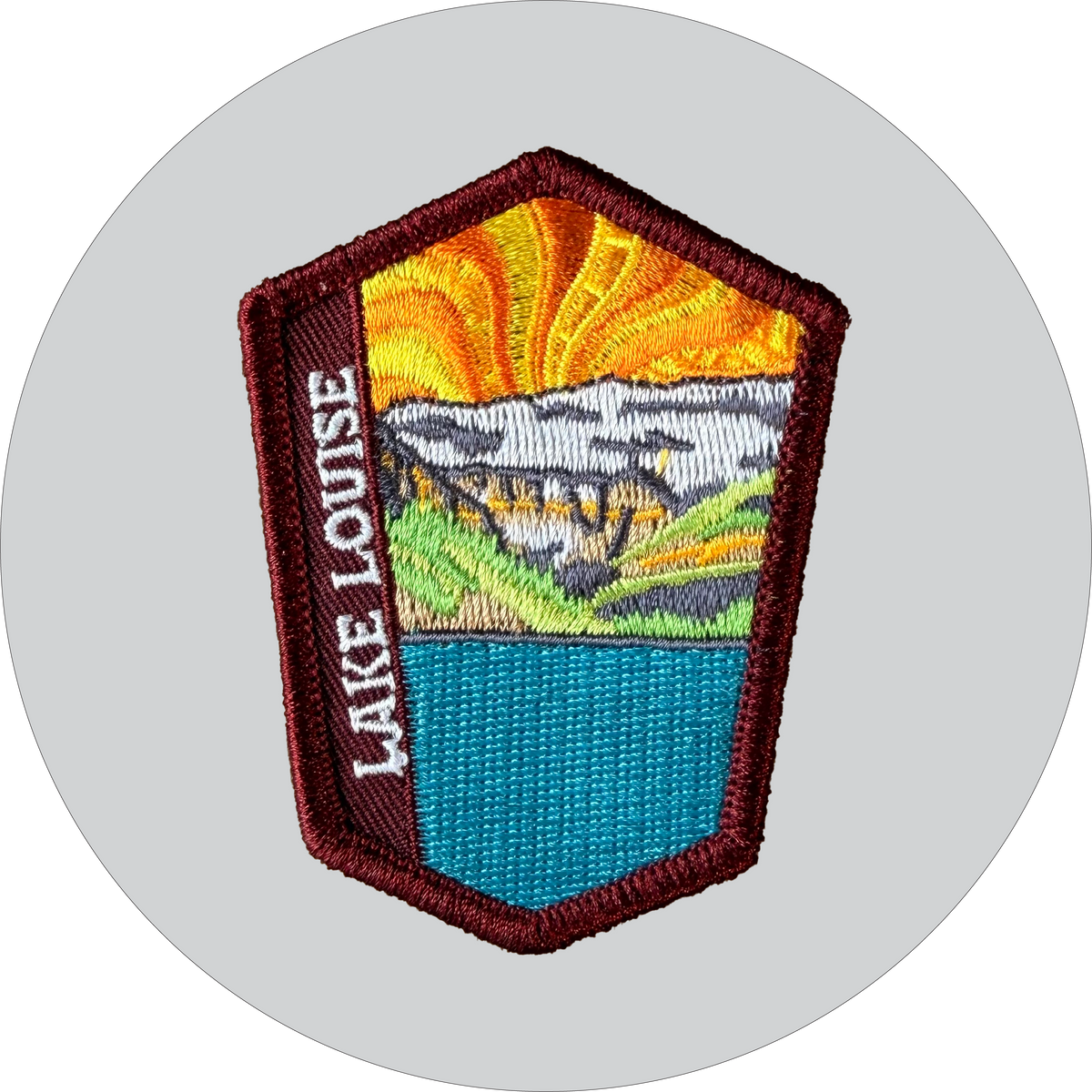 Lake Louise Embroidered Patch