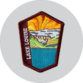 Lake Louise Embroidered Patch