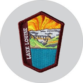 Lake Louise Embroidered Patch