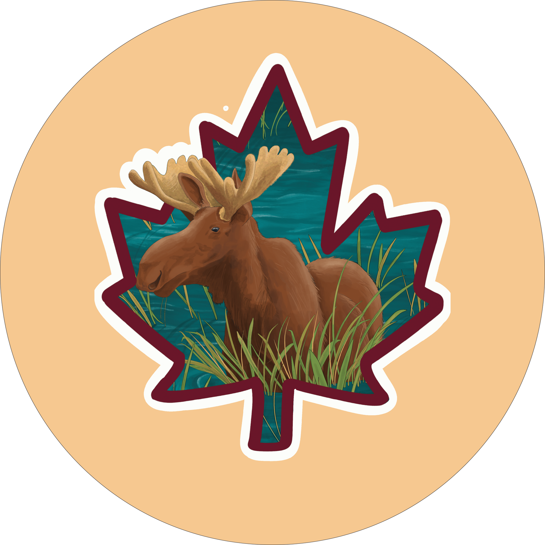 Moose Stickers