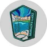 Moraine Lake Embroidered Patch
