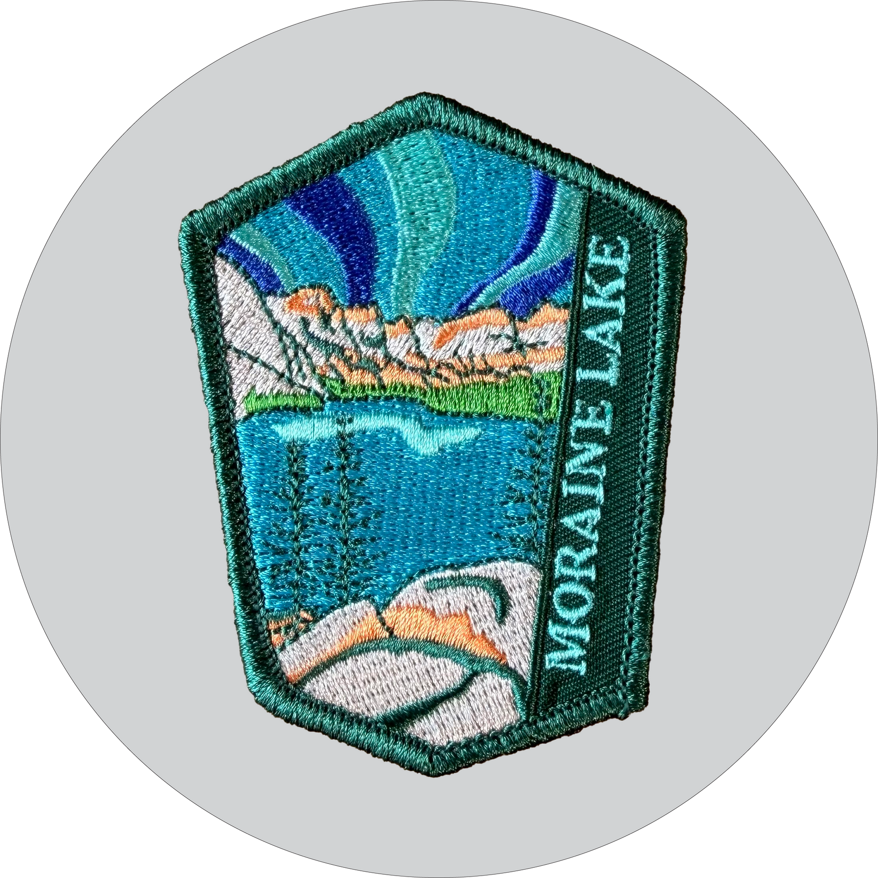 Moraine Lake Embroidered Patch