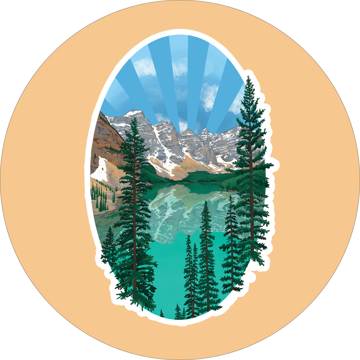 Moraine Lake Stickers