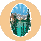 Moraine Lake Stickers