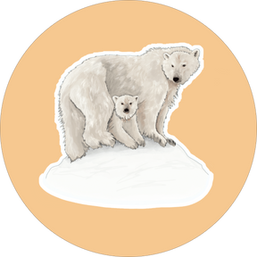 Polar Bears Sticker
