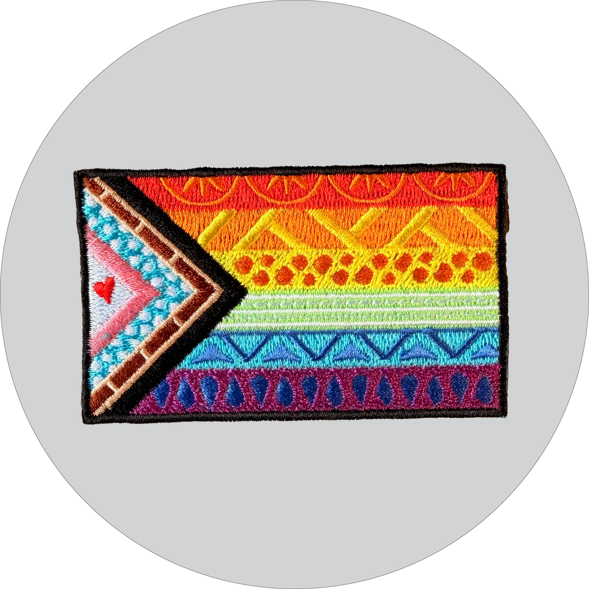 Pride Flag Embroidered Patch