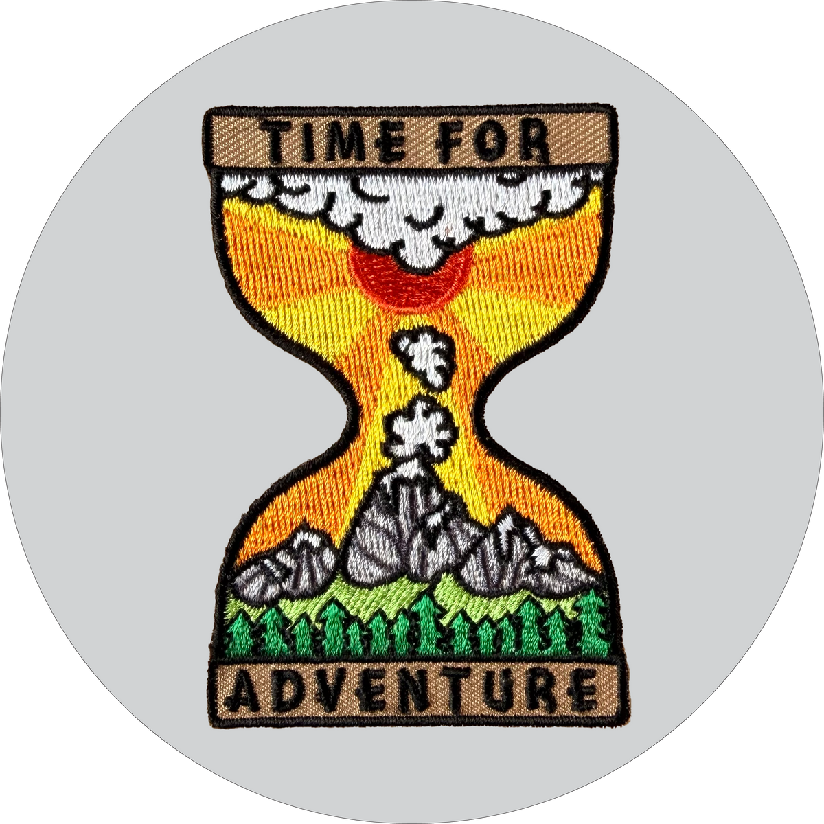 Time for Adventure Embroidered Patch