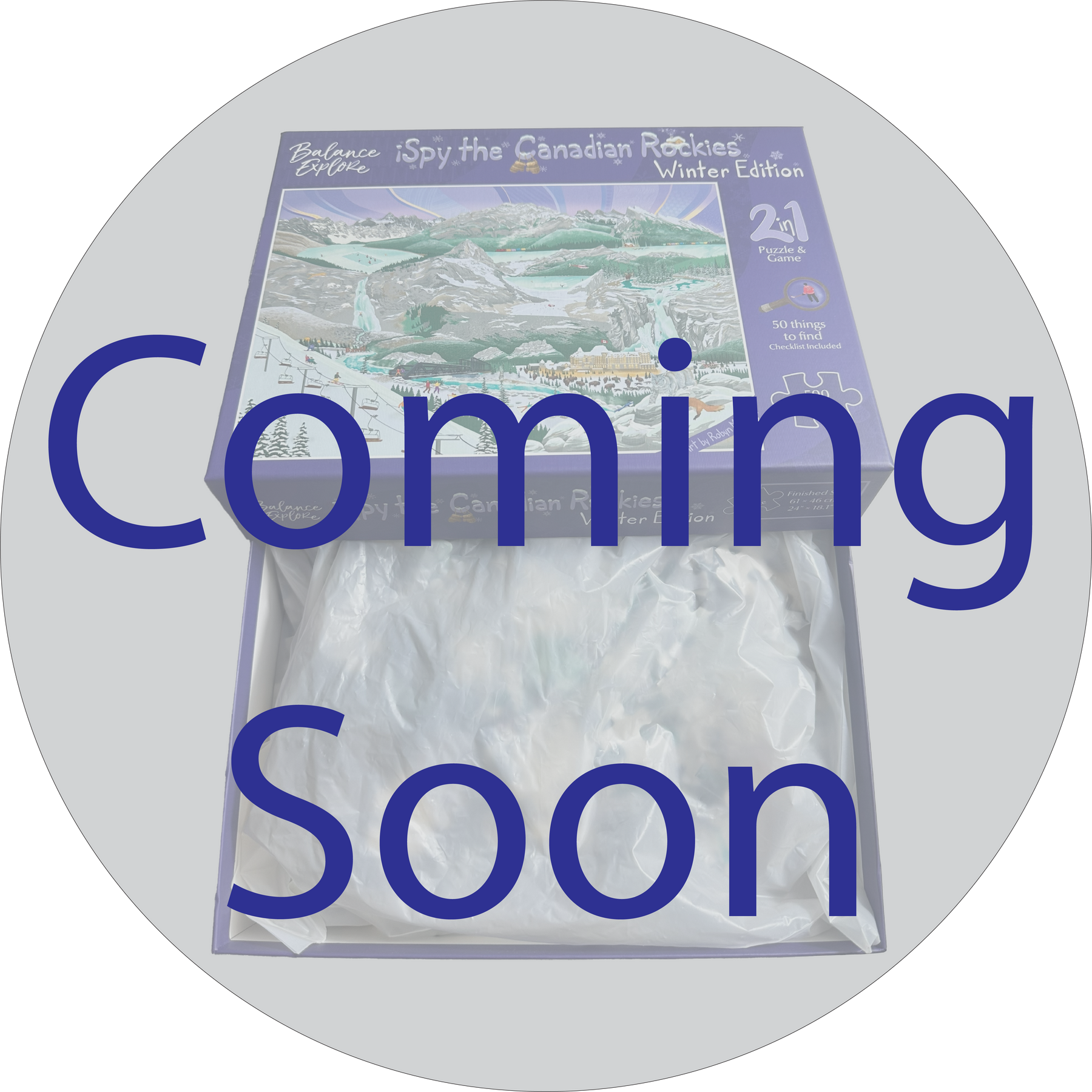 iSpy The Canadian Rockies - 500 Piece Puzzle - Winter Edition