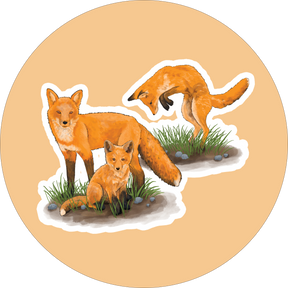 Foxes Stickers
