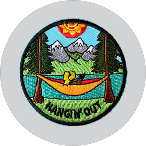 Hangin' Out Embroidered Patch