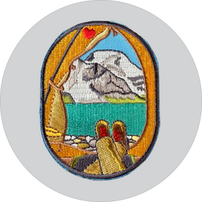 Love Camping Patch: Berg Lake Embroidered Patch