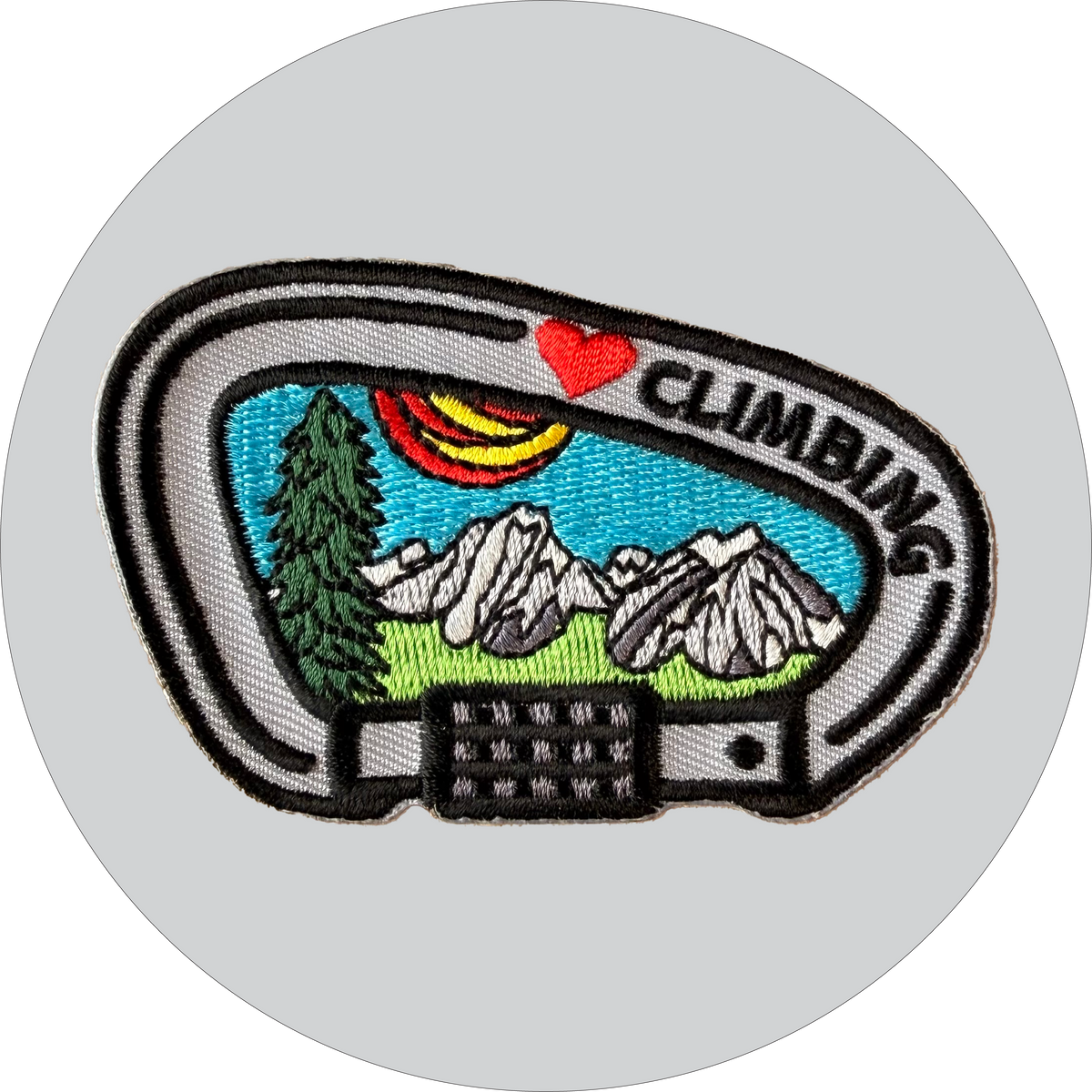 Love Climbing Embroidered Patch