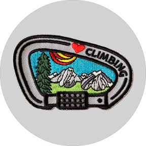 Love Climbing Embroidered Patch