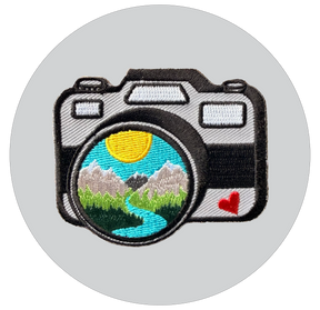 Love Photography Embroidered Patch