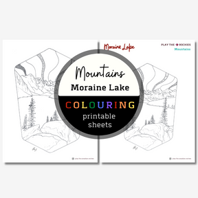 Set of 13 Mountains Colouring Sheets ⌲ Printable